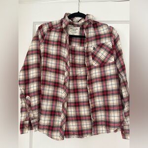 BRAND NEW ABERCROMBIE BUTTON DOWN FLANNEL SHIRT